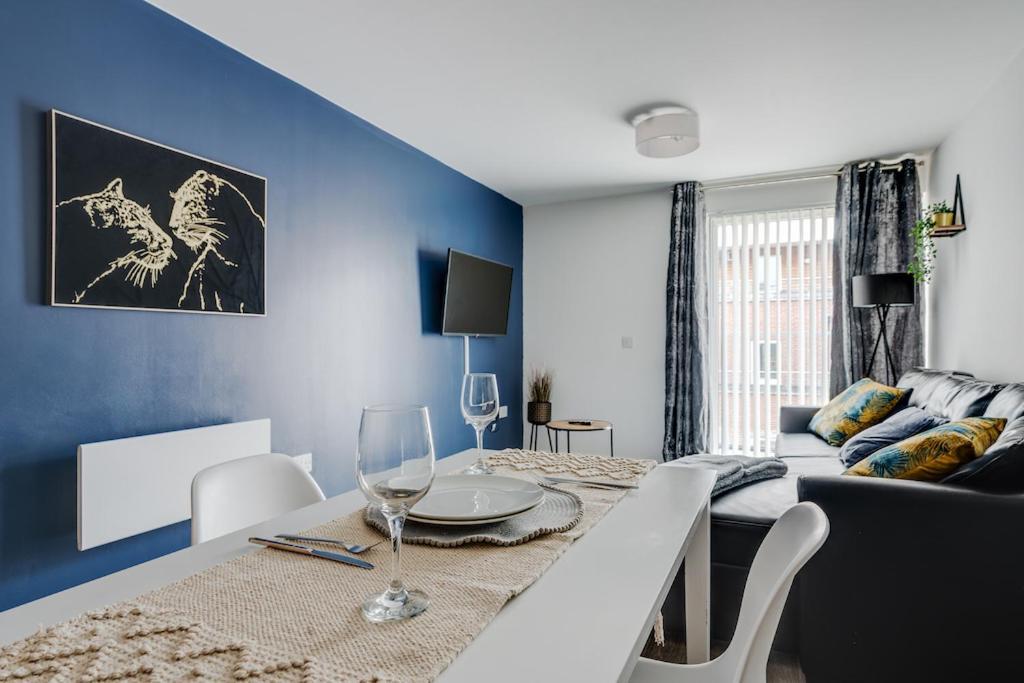 City Living Penthouse Apartment With Parking Manchester Zewnętrze zdjęcie